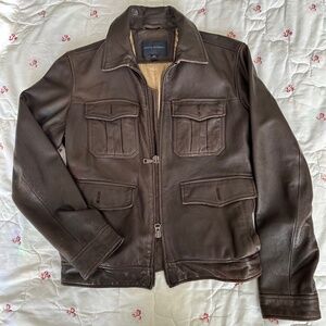 Banana Republic classic leather jacket